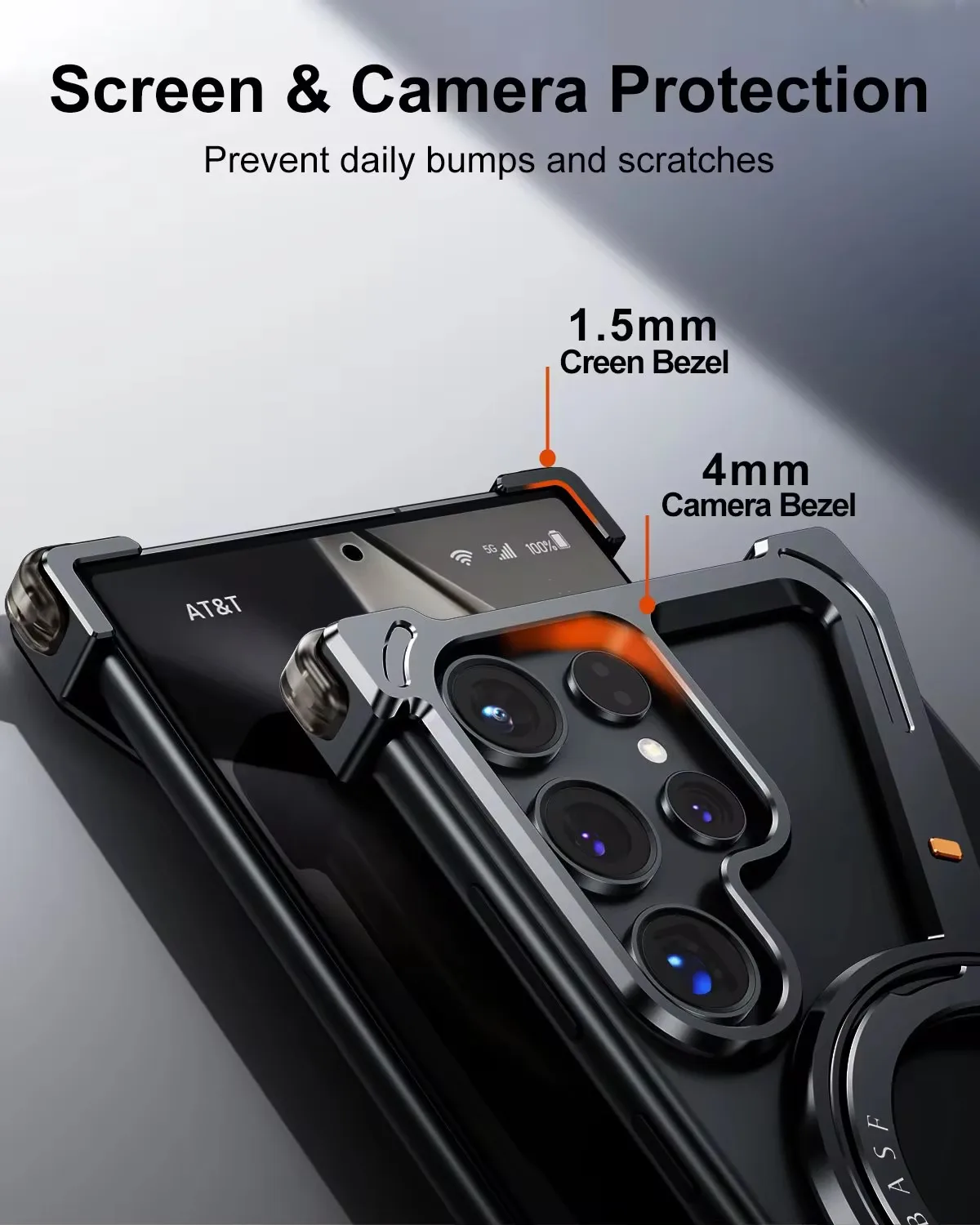 Metal MagSafe Z Shape Phone Case for Samsung Galaxy S24S25 Ultra - 360 Rotating Bracket Cover