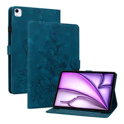 Lily Premium Leather Stand Case - Elegant Tablet Cover - iPad 2025 11inch A16 (Blue)