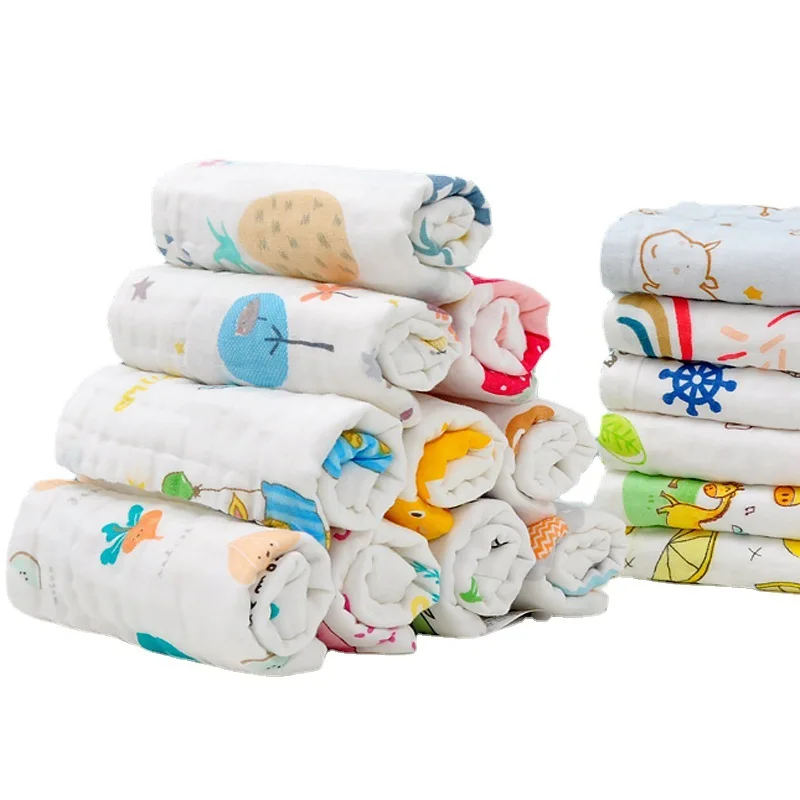 3pcs Baby BathTowel Boys Girls 100% Cotton for Newborn Washcloth Gauze Washcloth Infant Swaddle bath towel baby towel cotton towel
