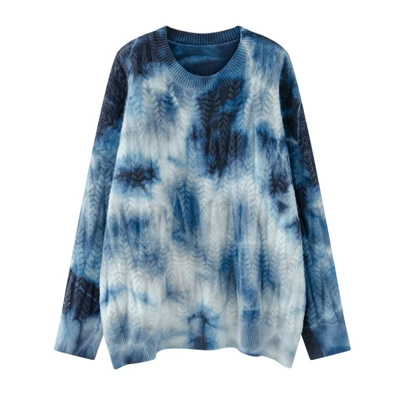 Рисунок 5 - Женский разноцветный свитер с принтом Tie-dye