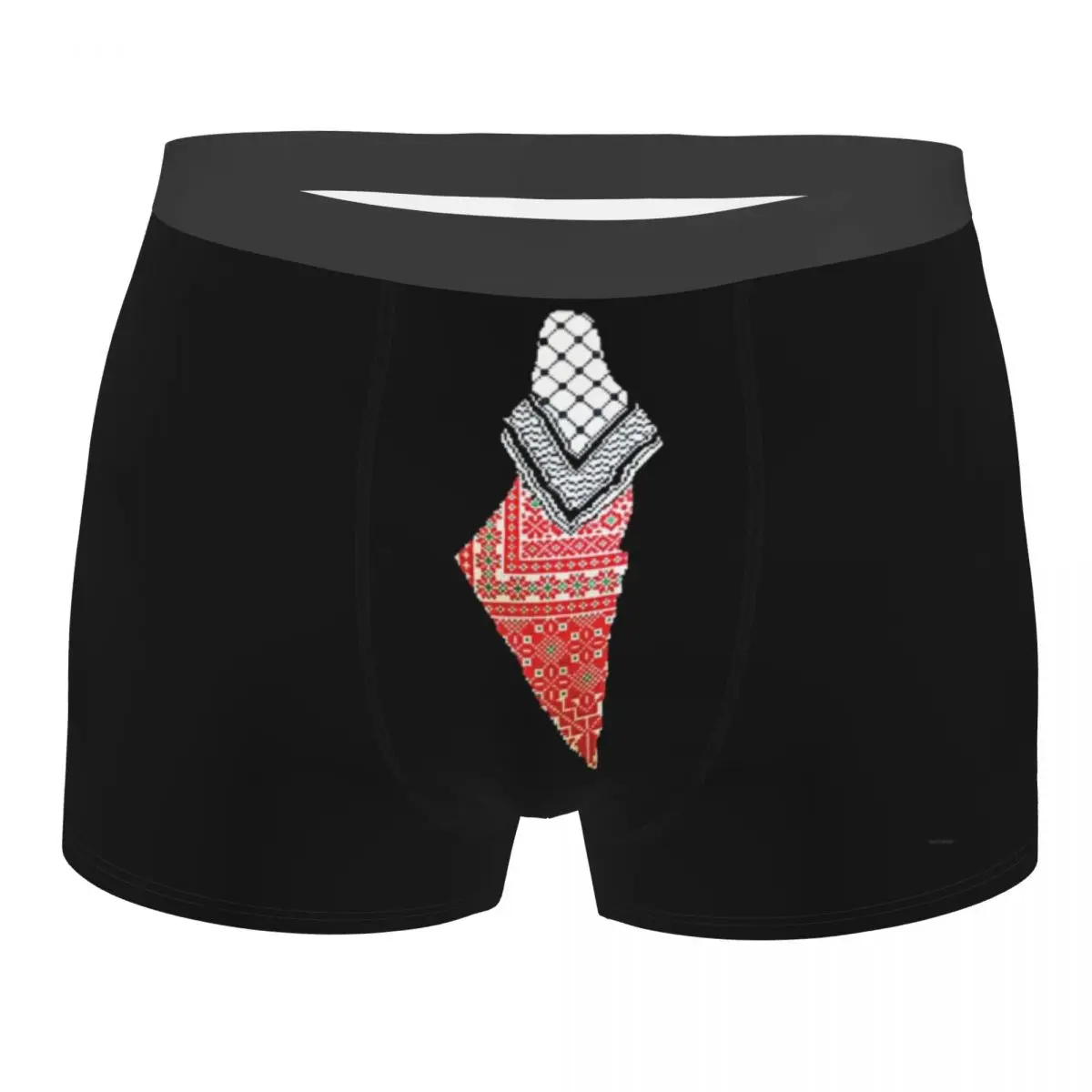 

Men Boxer Briefs Shorts Panties Palestinian Soft Underwear Palestine Flag Arabic Homme Novelty S-XXL Underpants