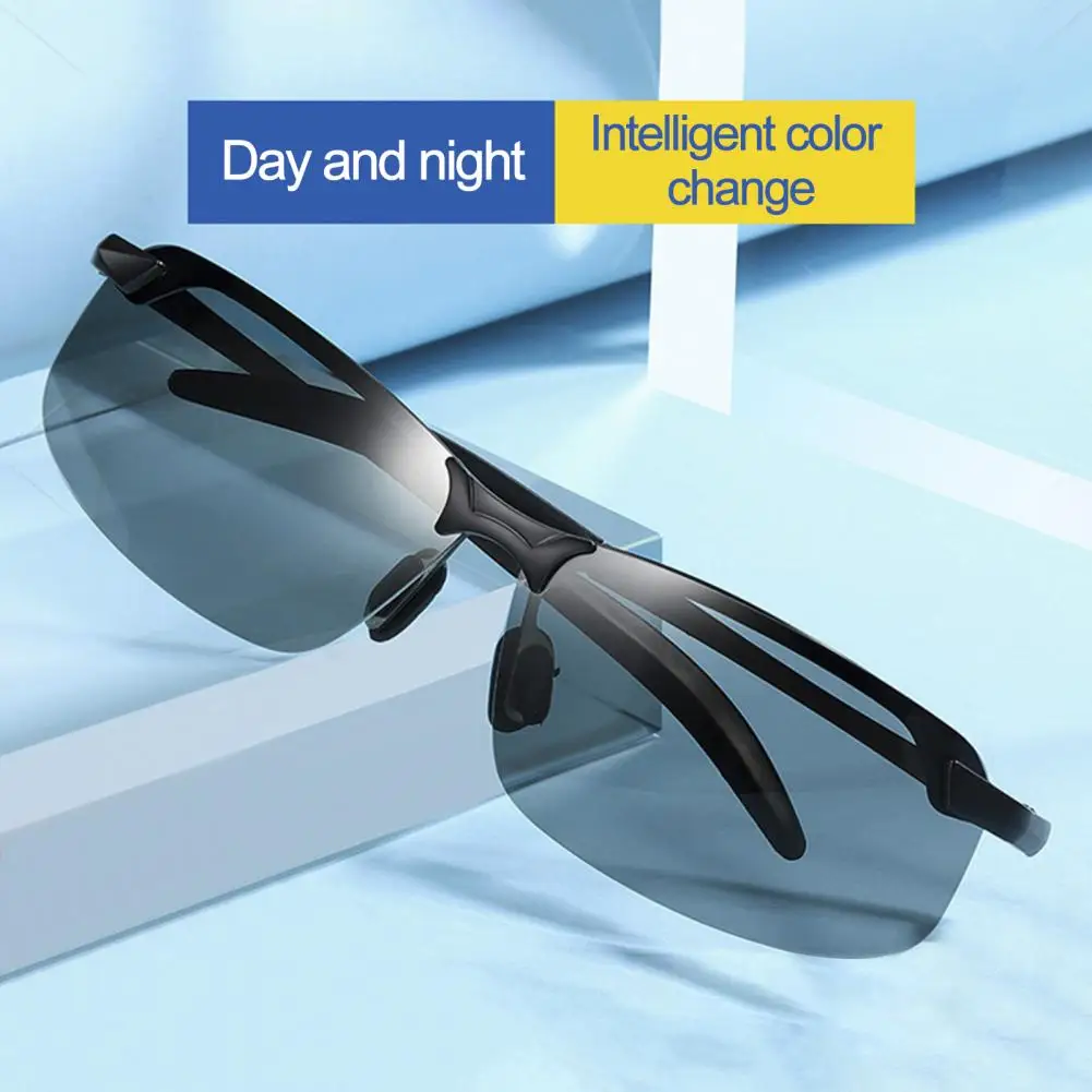 

Polarized Sunglasses Intelligent Color Changing Anti-UV Eyewear Eyes Protection Day And Night Driving Mirror Fishing Glasses