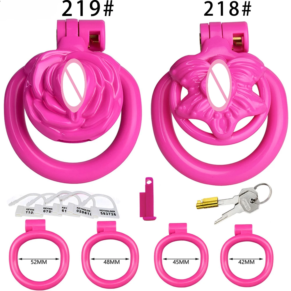 

New Chastity Lock Penis Ring Cock Cage with 4 Sizes Abstinence Anti-Cheating Chastity Device Gay Sex Toys Adult Erotic Products