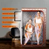 Portable Steam Sauna 2 Person Sauna Tent Sauna Rocket Home Sauna Kit,Two Person Whole Body Large Space Spa, 2Pcs 4L Steamer 3
