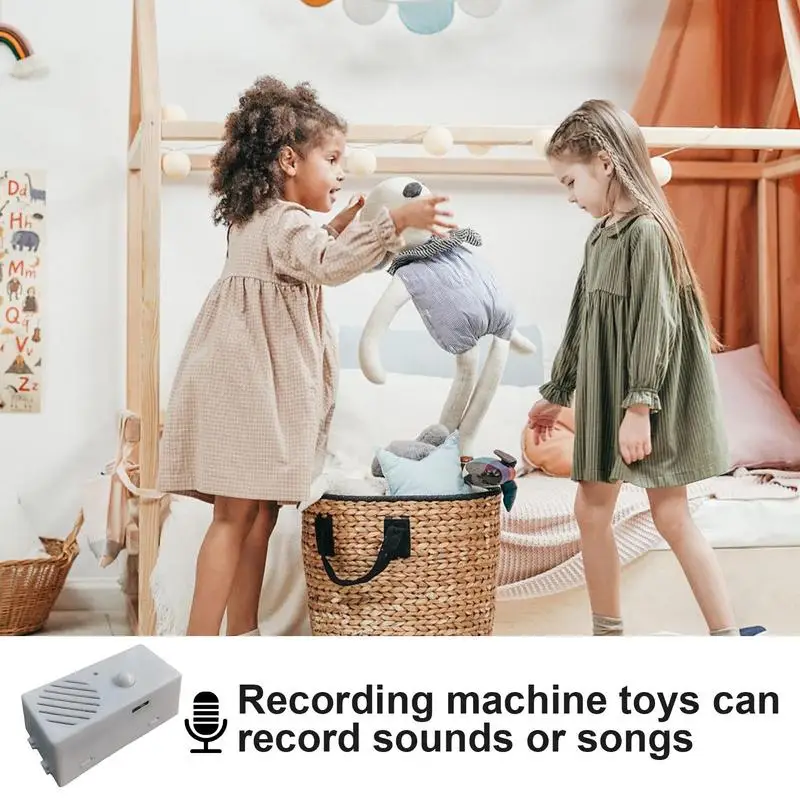 35 Seconds Stuffed Bear Voice Box Voice Recorder Device Creative DIY Custom Message for Stuffed Animal Plush Toy Baby Dolls 2
