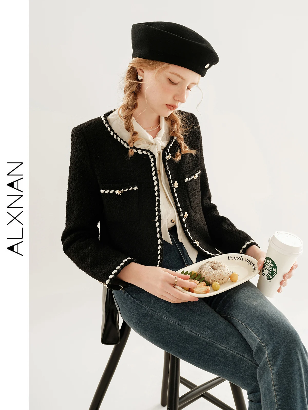 Рисунок 6 - Женская твидовая куртка ALXNAN