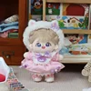 Doll Clothes For 20cm Idol Doll Outfit Accessories Kawaii Cartoon Pattern Skirt 5 Piece Set For Super Star Dolls Toys Kids Gift 2