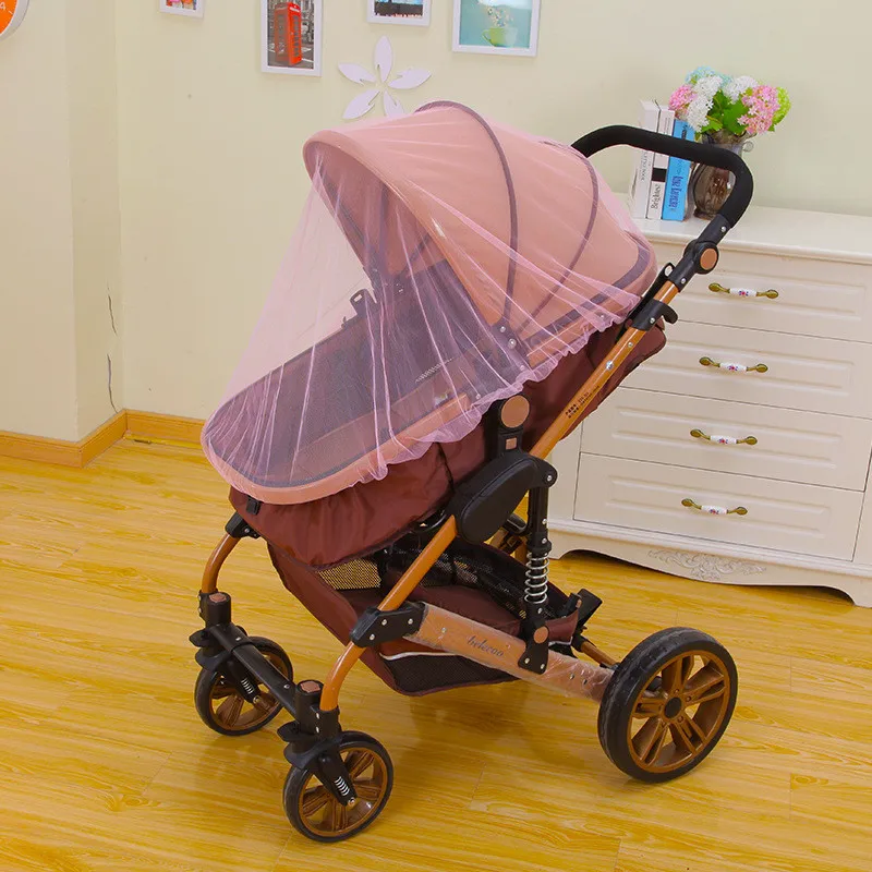 Newborn Mosquito Net Baby Stroller Pushchair Mosquitos Insect Shield Nets Safe Infant Protection Mesh Stroller Cover Accessories baby stroller handle cover Baby Strollers