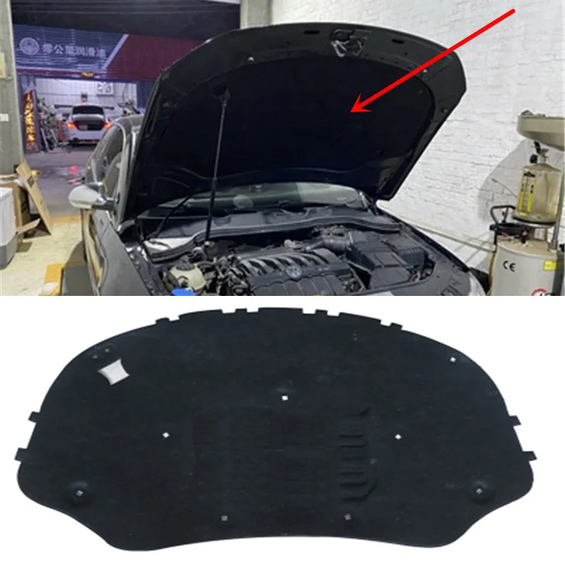 1Lot PET Fold Shipping For 2006-2011 Volkswagen VW Passat B6 Auto Car Hood Engine Heat Sound Insulation Cotton Soundproof Cover