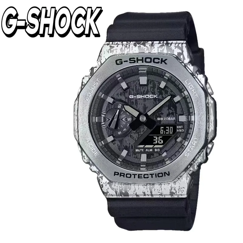 

Мужские часы G-SHOCK, новые модели, водонепроницаемые кварцевые часы с масляным и камуфляжным рисунком, роскошные Брендовые спортивные часы для мужчин