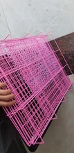  70x50x60cm Folding Metal Wire Rabbit Cage 2 Layer Small Pet Habitat Playpen Guinea Pigs Bunny Hamster Cage with Tray 