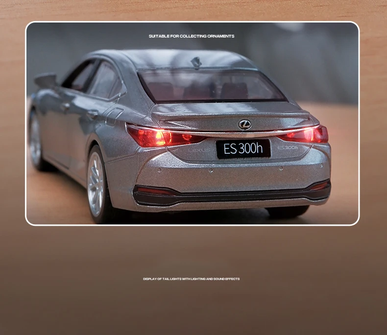 レクサスES300hバージョンL 1/ 18 ミニカー 1/18 Toyota Lexus ES 300 ES300h Diecast Car Model Toy Gift