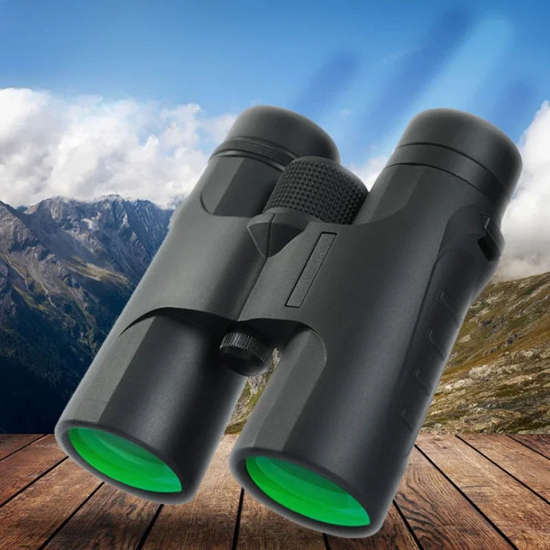 

Powerful 10x42 Telescope HD Long Range Binoculars Bak4 Waterproof Bird Watching For Camping hunting night vision scope BAK4