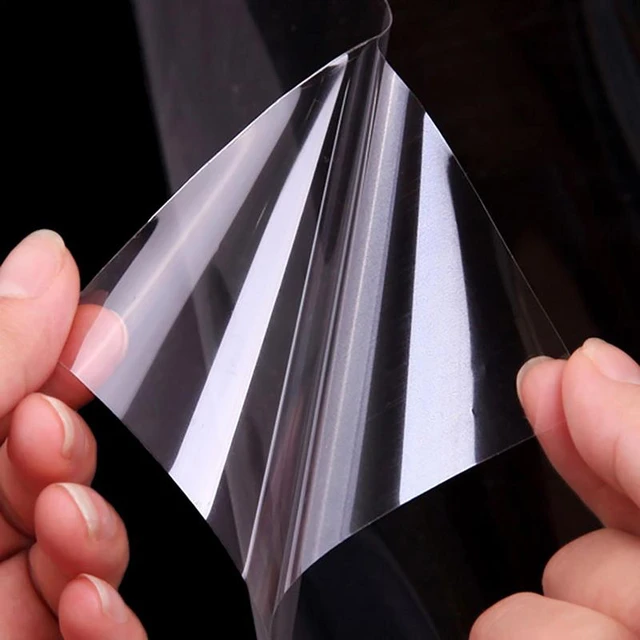 Protector de pared transparente papel de contacto – Película de vinilo  autoadhesiva extraíble para gabinete de cocina, lámina de plástico
