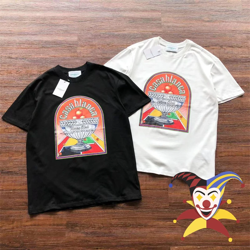 

Fruit Printing Casablanca T-Shirt Men Women White BlackT Shirt Top Tee