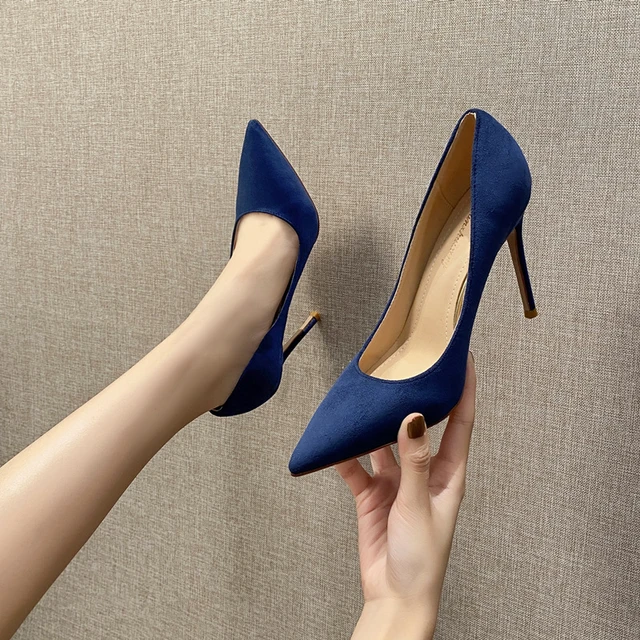 Navy Blue Pumps