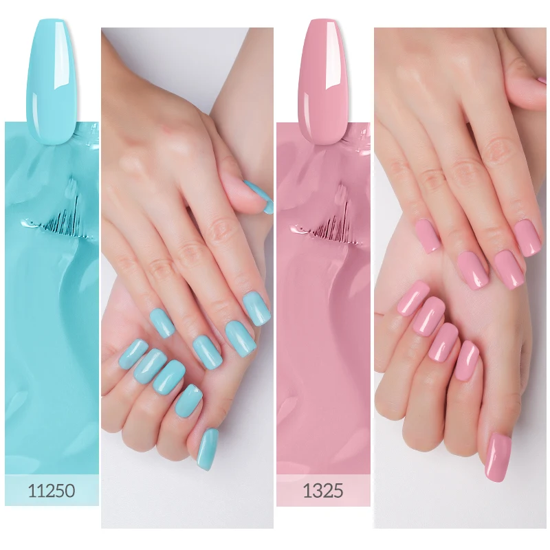 Cloubeaute UV LED 젤 바니시, 네일 아트 젤, 네일 광택제, 퓨어 네일 컬러, 선물 세트 키트, 8ml, 세트당 6 개