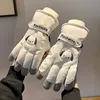 Winter Ski Gloves Women's Outdoor Biking Mountain Climbing Sports Waterproof Warm with Velvet Thickened Protection Gloves 1