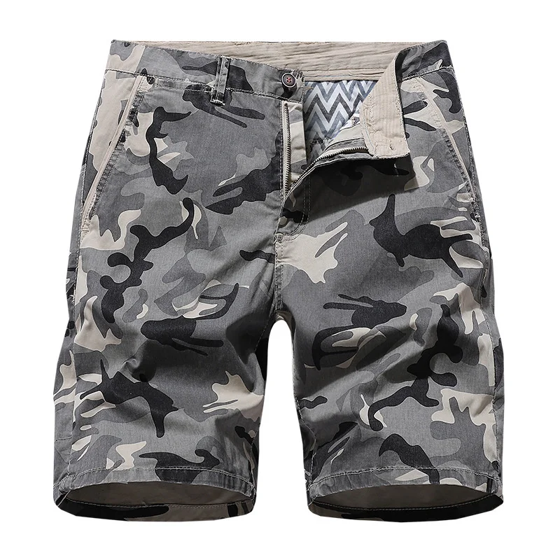 

Fashion Clothing Men Casual Shorts Summer Short Pants Camouflage Color Man Cotton Size 29-38