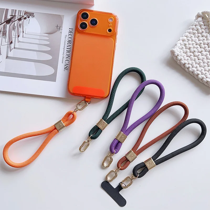 Luxury Phone Lanyard with Stylish Wrist Strap - Fashionable Anti-Loss Accessory