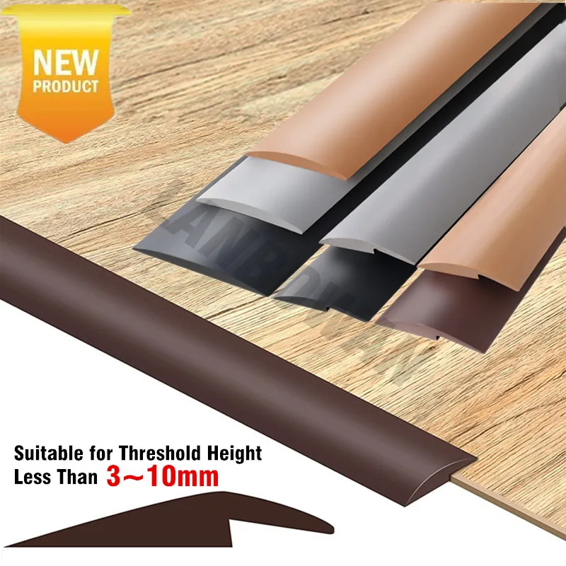 Strip, PVC Flooring, Threshold Transition Selagem Tiras, se encaixa 3 ~ 10mm Gaps, 1m