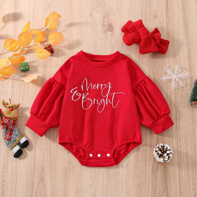 New Born Baby Winter Clothing Baby Girls Christmas Outfits Baby