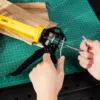 Deli 9 Inches Caulking Gun Insulating Mastic Sealant Corner Seam Filling Tool Sealant Gun Caulking Gun DIY Tools 4