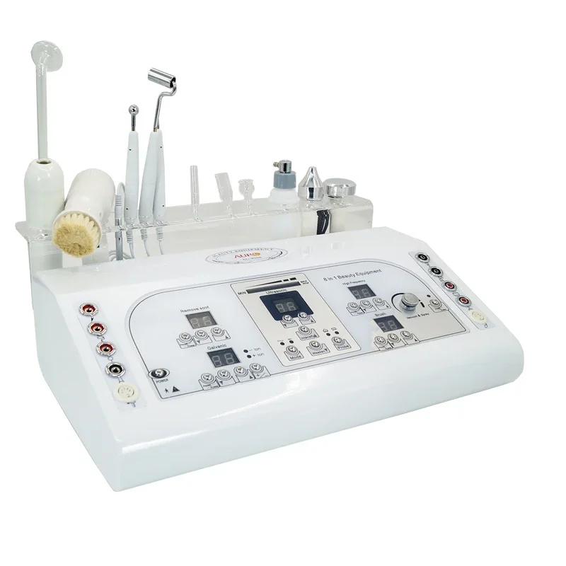 10-in-1 Advanced Facial Machine with Diamond Microdermabrasion & Ultrasonic Skin Scrubber 13 <h2 data-section-id="36yc70" data-start="4616" data-end="4675">Next-Level Skin Treatment System for High-End Clinics</h2> <p data-start="4677" data-end="4929">The <strong data-start="4681" data-end="4716">10-in-1 Advanced Facial Machine</strong> builds upon the standard multifunction platform by integrating <strong data-start="4780" data-end="4809">diamond microdermabrasion</strong> and <strong data-start="4814" data-end="4853">ultrasonic skin scrubber technology</strong>, delivering a <strong data-start="4868" data-end="4928">more intensive exfoliation and deep-cleansing experience</strong>.</p> <p data-start="4931" data-end="5042">This upgraded system is designed for clinics aiming to provide <strong data-start="4994" data-end="5041">premium, results-driven skincare treatments</strong>.</p> 10-in-1 Advanced Facial Machine with Diamond Microdermabrasion & Ultrasonic Skin Scrubber