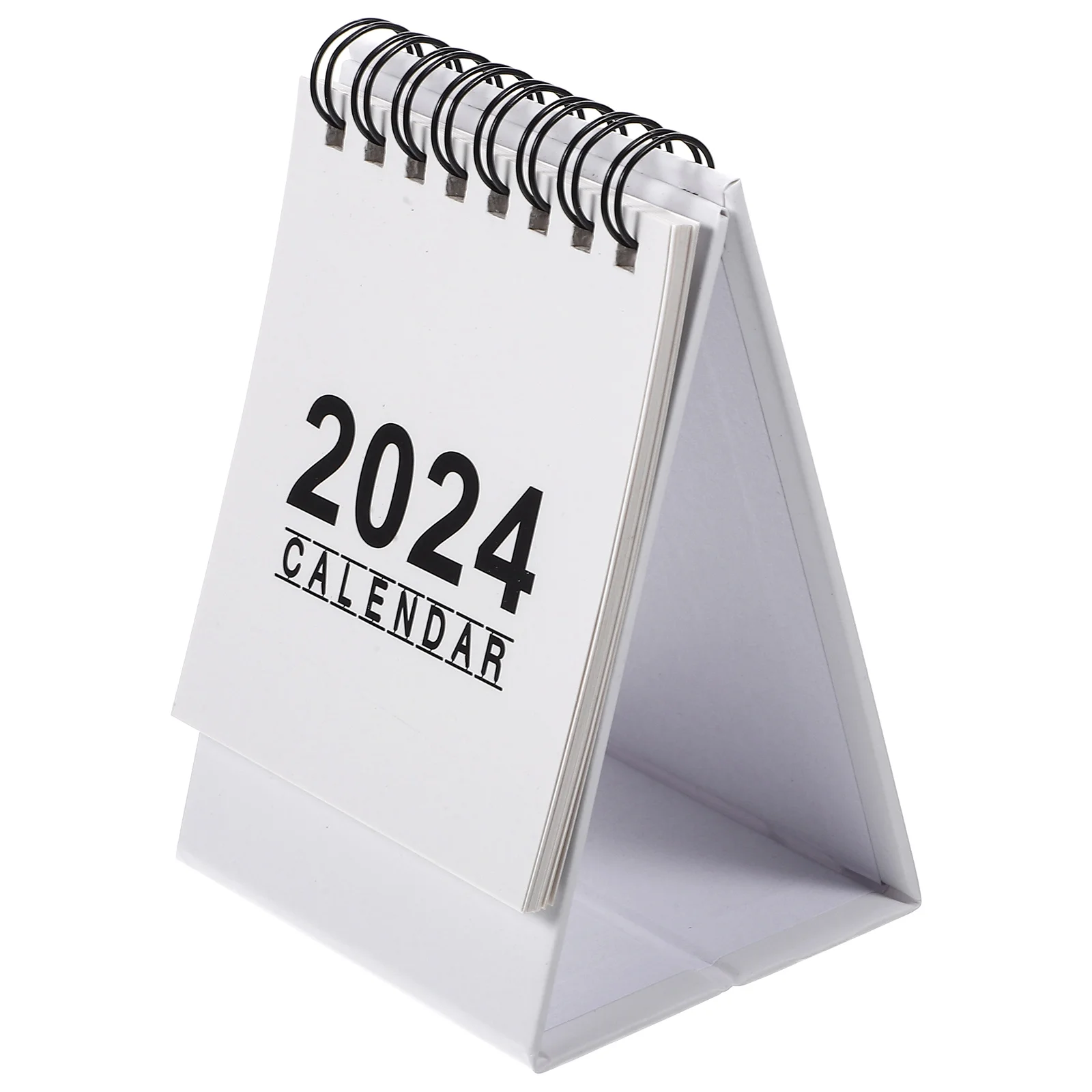 

Calendar Office Decor Paper Mini Decorative 2024 Standing Table White Daily Man