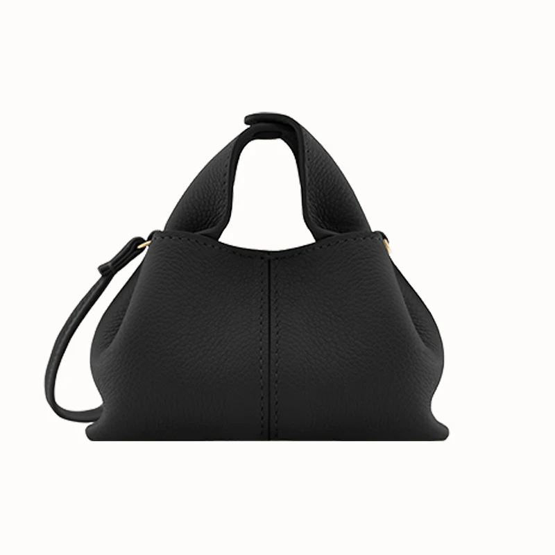 

Mini 2023 Neuf 9 polana French Light Luxury Female Handbag Cloud Bag Leather Messenger Portable Women's Bag Mini Dumpling Bag