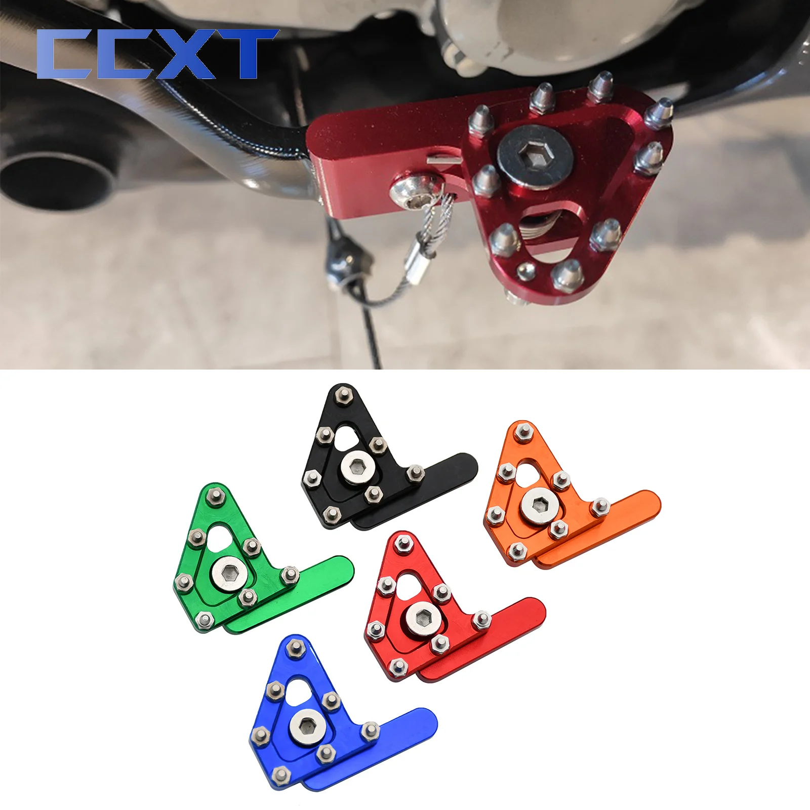 

Motorcycle CNC Aluminum Rear Foot Brake Pedal Lever Brake Head For EXC XC XCF SX SXF EXCF CR CRF YZ YZF WR RM RMZ KX KXF Parts