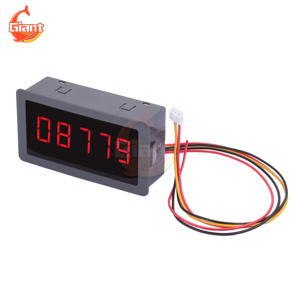 

DC3-15V Digital Tachometer Gauge Frequency Meter Brushless Motor Speedometer RPM Speed Meter Hall Proximity Switch Sensor