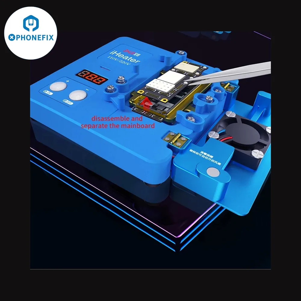 JC iHeater Face ID Pre-heating Station Heating Plate for iPhone X-11/12/13Pro Max Motherboard Preheating Separating Desoldering