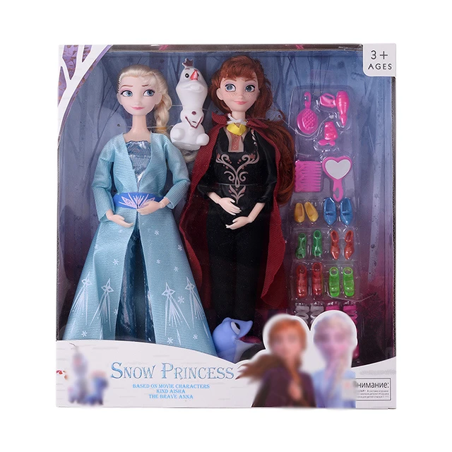 50 CM Frozen Snow Queen Elsa Stuffed Doll Princess Anna Elsa Doll Toys Elza  Stuffed Plush Kids Toys Halloween Birthday Gift - AliExpress