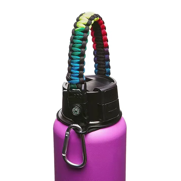 Poignée En Paracorde Pour Gourde Large Goulot – 12oz à 64oz – Universelle