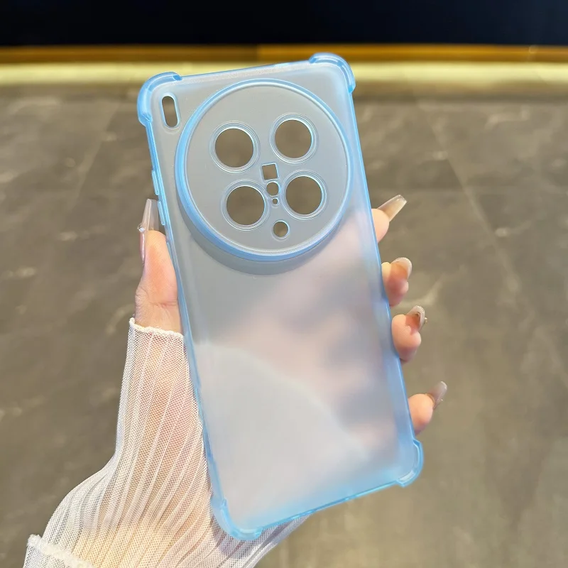 Enhanced Shockproof Silicone Matte Case with Clear TPU Protection