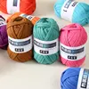 2Pcs T Shirt Crochet line Thick Soft Cloth Yarn for Hand Knitting Crocheting Woven Handbag Blanket mat slipper Thick Flat thread 2