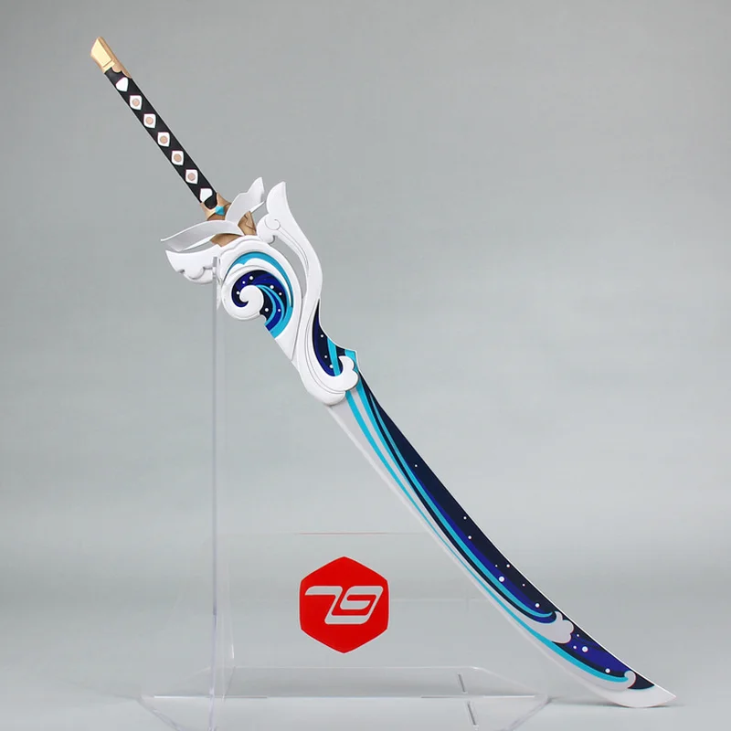 

Game Genshin Impact Chongyun Eula Sword Akuoumaru Cosplay Replica Weapon Halloween Carnival Hand Made Props