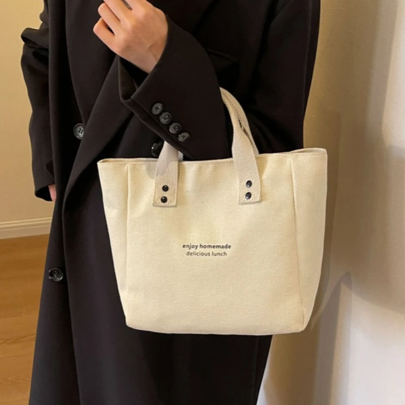 Classic Canvas Tote Bag - Durable and Versatile Shoulder Bag