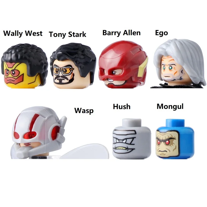 Мини-фигурка Питер Паркер Барри Аллен хэш монгул Тони Старк васп эго Живая