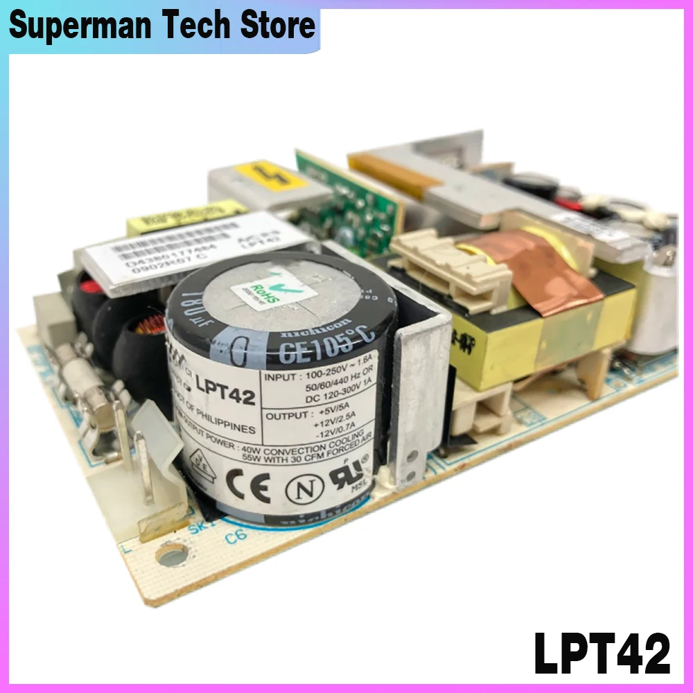 For ASTEC Industrial medical power supply +5V5A + 12V2.5A-12V0.7A LPT42