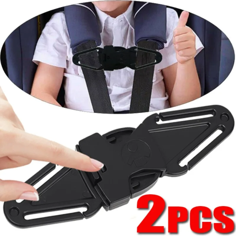 Seggiolino auto per bambini con fibbia fissa per il torace Clip per rimozione auto Zaino Supporto per regolatore cinghia per cintura di sicurezza per accessori auto per bambini