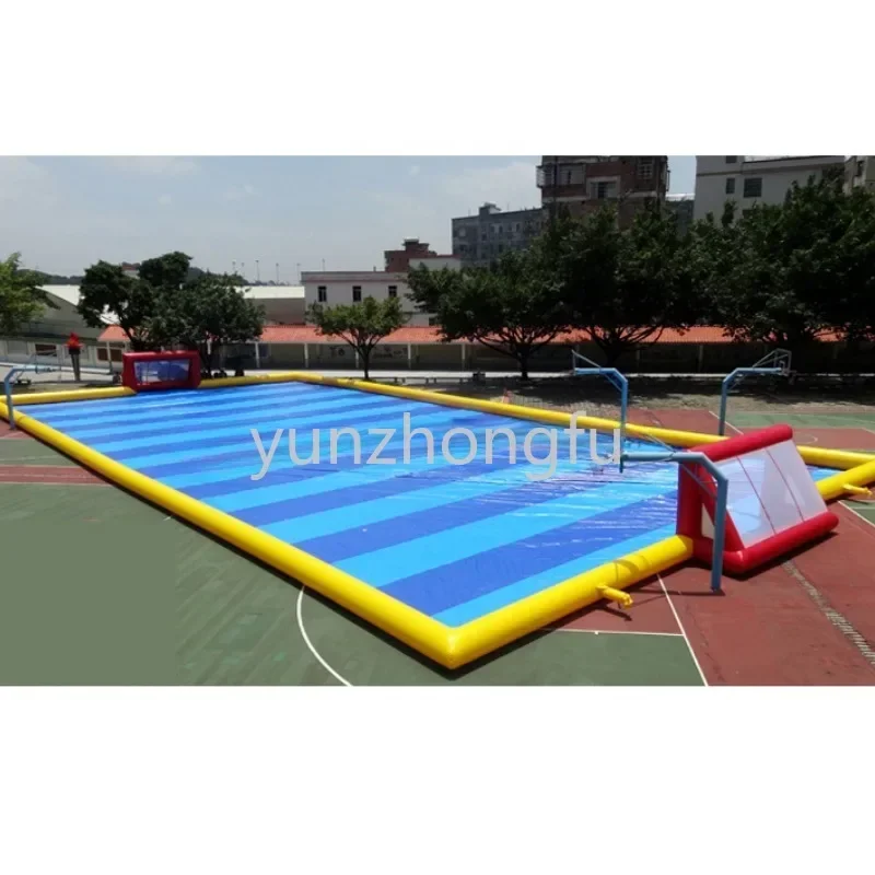 

Customized Blow Up Inflatable Football Field Inflatable Soccer Field Pitch for Game
