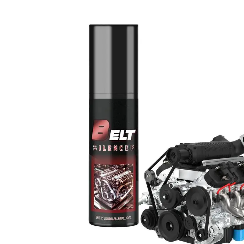 

100ml Automotive Prolongs Belt Life Spray Maintenance Solution Protective Lubrication & Silencer Convenient Usage auto parts