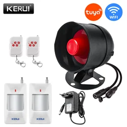 Tuya Smart WIFI Wireless Security Alarm System with Siren and Sensors (Kit 3)