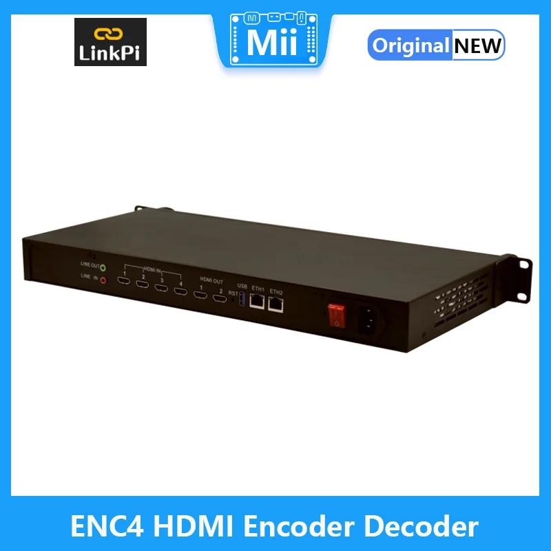 Enc4 Encoder 4-Channel HDMI 4K HD Encoder H265 Live Box, 58% OFF