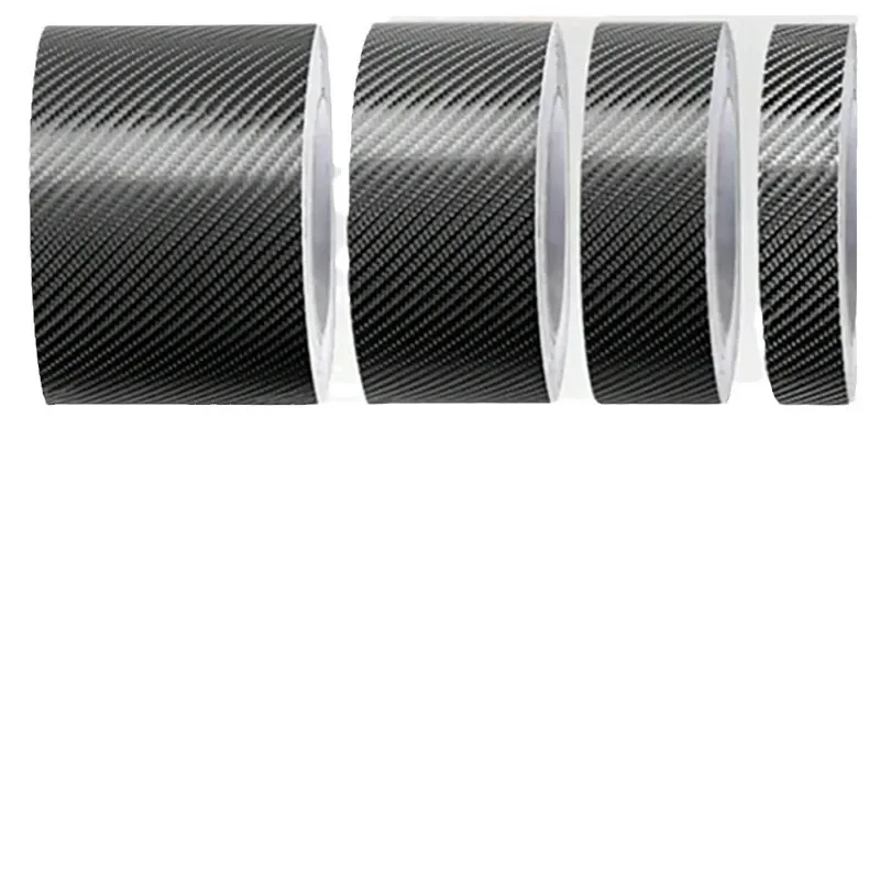 3/5cm carbon fiber car sticker threshold protection belt anti stepping anti-collision wear-resistant and scratch resistant