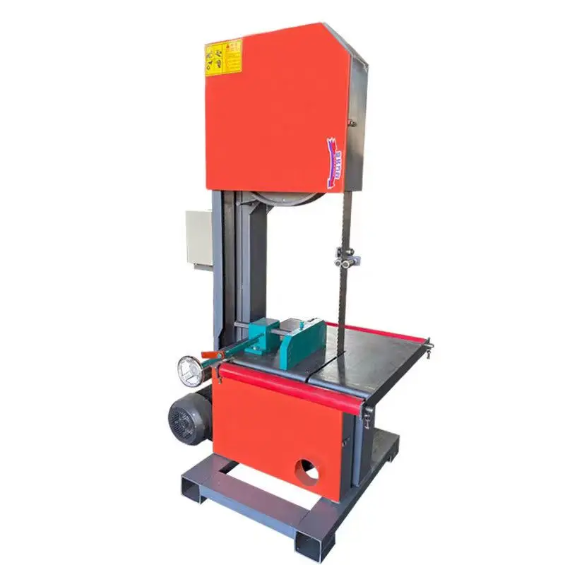 Holzbandsägemaschine mit PVC-Staubschutzabdeckung für glattes Massivholzschneiden und geräuscharme Holzbearbeitungsmaschine
