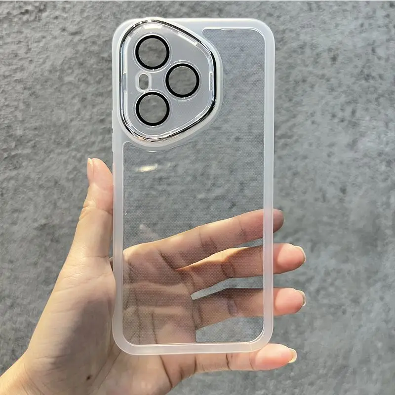 Shockproof Plating Silicone Back Case - Enhanced Protection