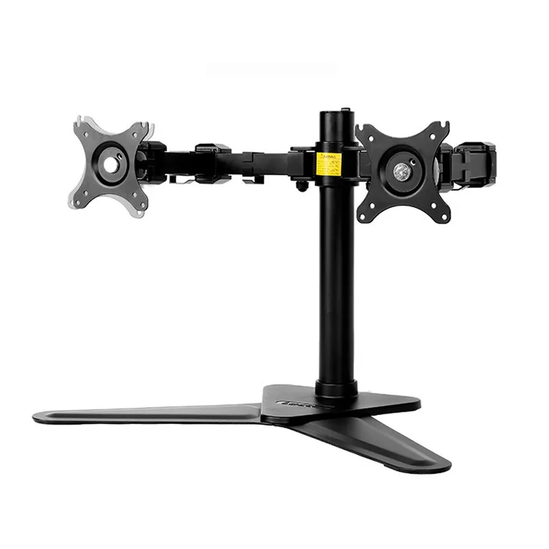 

Desktop Dual Arm Full Motion Mount Holder Stand Dual Stand Monitor Arms Fit for 10"-30" Max Support 10KG Per Arm Monitor Bracket